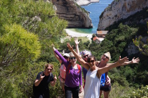 Group Hike to a Secluded Beach